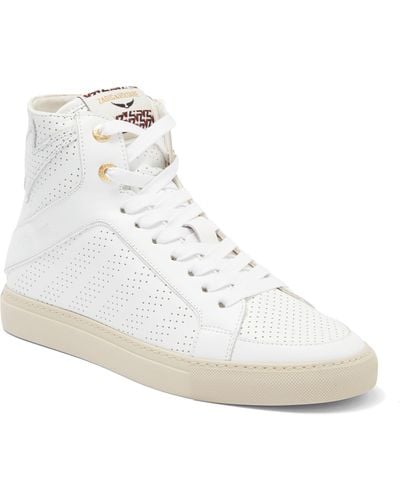 Zadig & Voltaire Flash High-top Sneaker - White