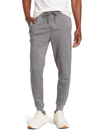 90 Degrees Side Zipper Sweatpants - Gray