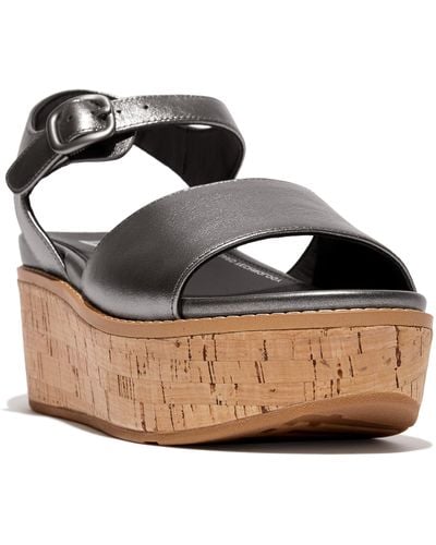 Fitflop Eloise Ankle Strap Platform Sandal - Black
