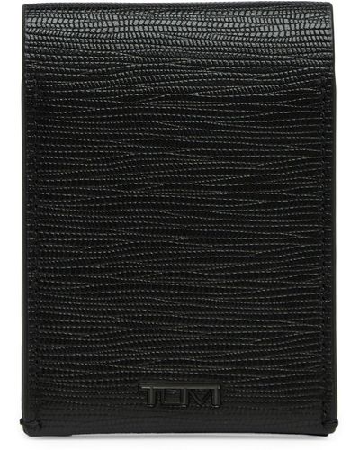Tumi Nassau Leather Bifold Wallet - Black
