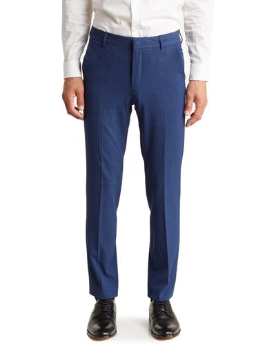 Berle Peacoat Flat Front Pants - Blue