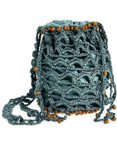 Free People Moonlight Crochet Bag - Green