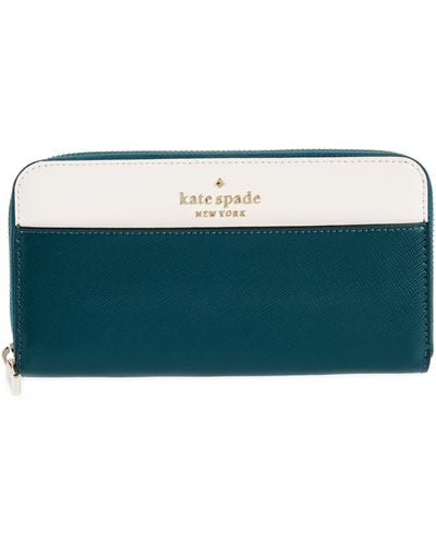 Kate Spade Staci Continental Wallet - Gray