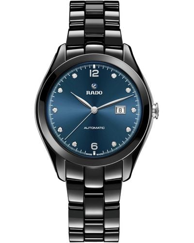 Rado Hyperchome Automatic Diamond Bracelet Watch - Blue