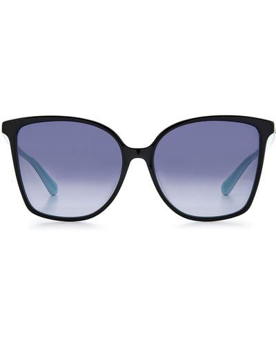 Kate Spade Brigitte 58mm Gradient Cat Eye Sunglasses - Blue