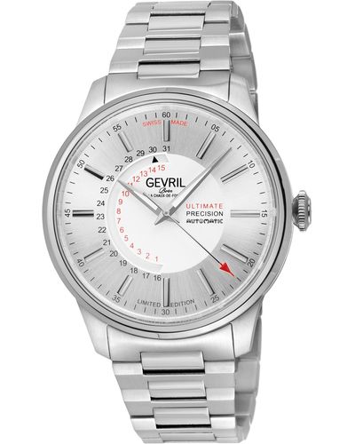 Gv2 Guggenheim Swiss Automatic Bracelet Watch - Gray