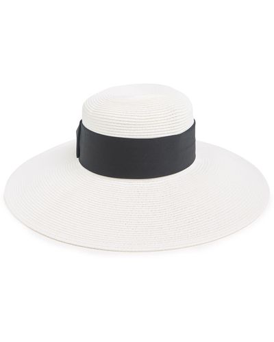 Nordstrom Floppy Bow Sun Hat - Black