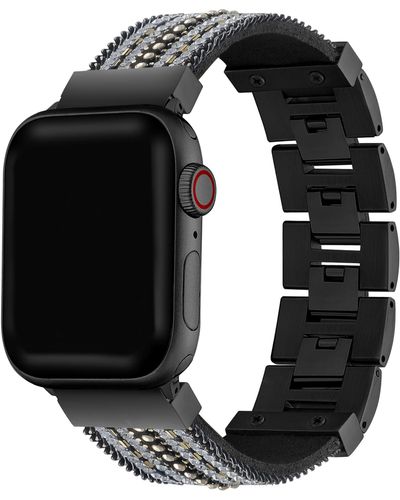 The Posh Tech Beaded Apple Watch® Bracelet Watchband - Black