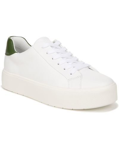 Vince Benfield Leather Platform Sneaker - White