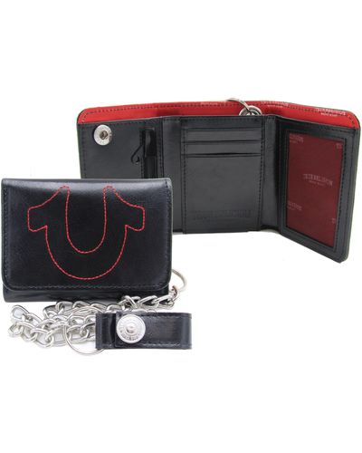 True Religion Accessories | True Religion Chain Wallet | Color: Black/Silver | Size: Os | Weekdaydeals's Closet
