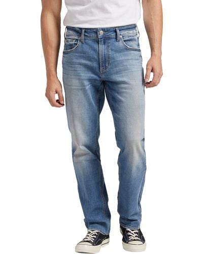 Silver Jeans Co. Grayson Straight Leg Jeans - Blue