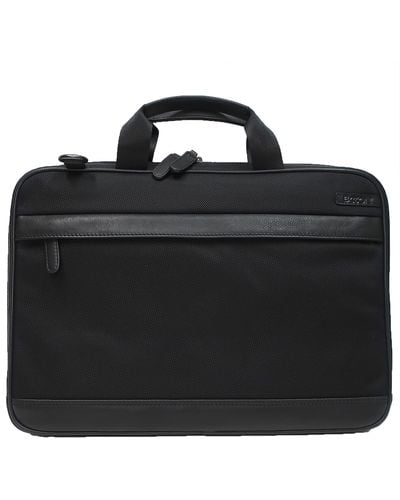Boconi Ballistic Nylon Briefcase - Black