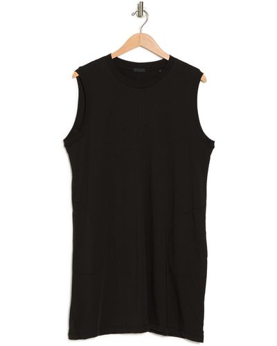 ATM Jersey Mini Dress - Black