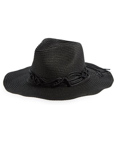 Melrose and Market Packable Western Hat - Black
