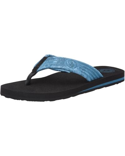 Volcom Daycation Flip Flop Sandal - Blue