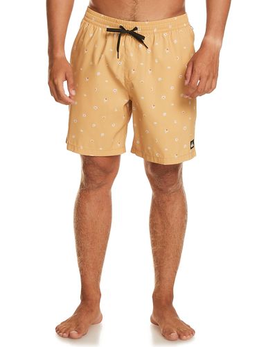 Quiksilver Re-mix Volley Trunks - Natural