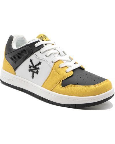 Zoo York Casper Faux Leather Skate Sneaker - Yellow