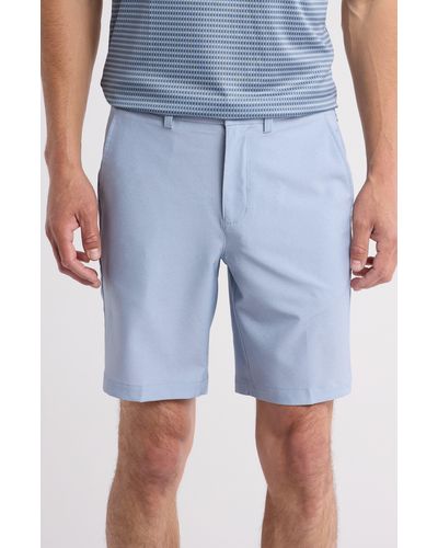 PGA TOUR Printed 9" Golf Shorts - Blue