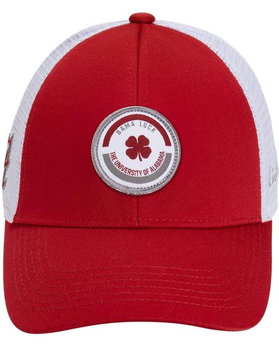 Black Clover College Of Alabama Motto Trucker Hat - Red