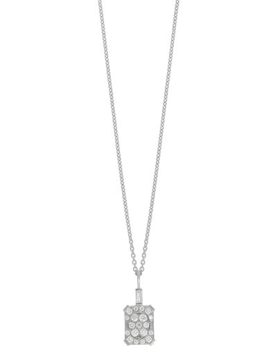 Bony Levy 18k Gold Mika Diamond Pendant Necklace - White