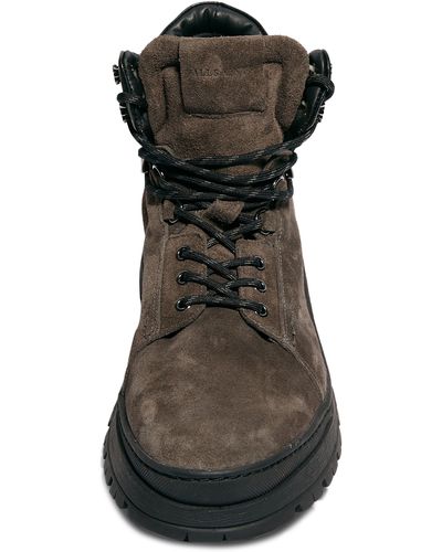 AllSaints Donte Mid Boot In Charcoal Gray At Nordstrom Rack