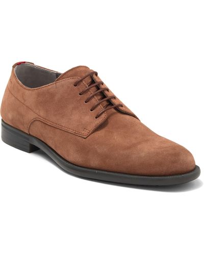 BOSS Kyron Leather Derby - Brown