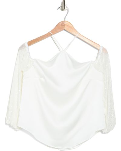 Heartloom Chase Strappy Top In Eggshell At Nordstrom Rack - White