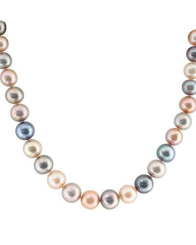 Effy Sterling Silver Freshwater Pearl Necklace - Metallic