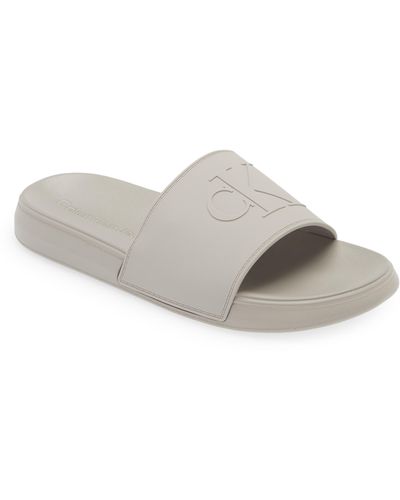 Calvin Klein Wiston Slide Sandal - Gray