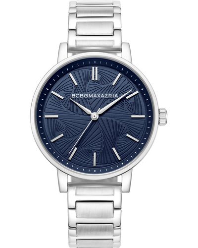 BCBGMAXAZRIA 3-hand Quartz Bracelet Watch - Blue