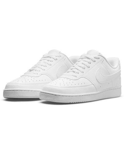 Nike Court Vision Low in White | Lyst