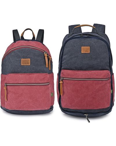 The Same Direction Trail Tree Double Backpack - Red