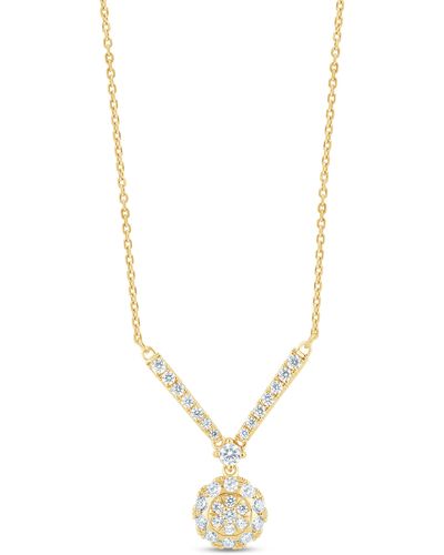 Zac Posen Truly Diamond Pendant Necklace - White