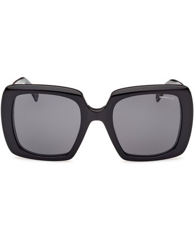 Moncler 53mm Square Sunglasses - Black