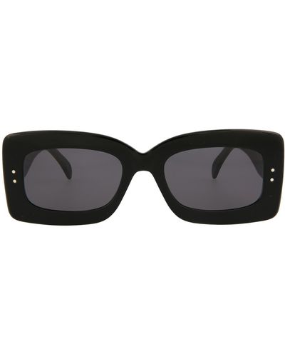 Alaïa 51mm Rectangular Sunglasses - Black