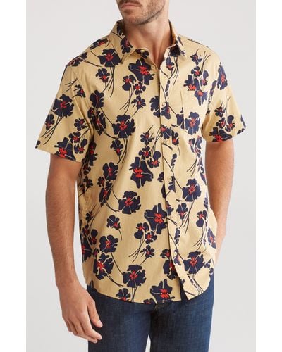Hurley Salem Floral Button-up Shirt - Natural