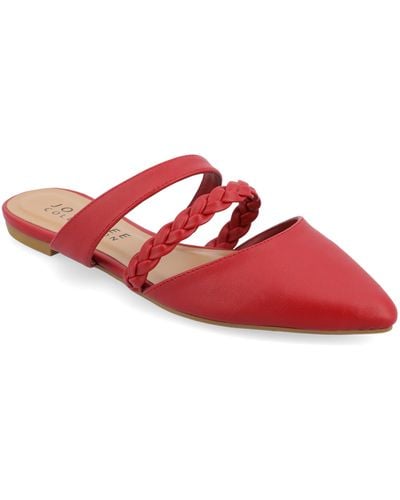 Journee Collection Olivea Mule - Red