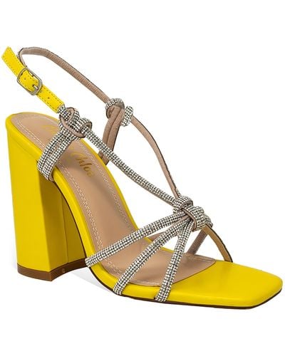 In Touch Footwear Azalea Heeled Sandal - Yellow
