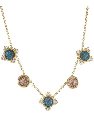 Jardin Antique Coins Chain Necklace - Metallic