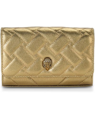 Kurt Geiger Extra Mini Kensington Quilted Leather Wallet On A Chain - Multicolor