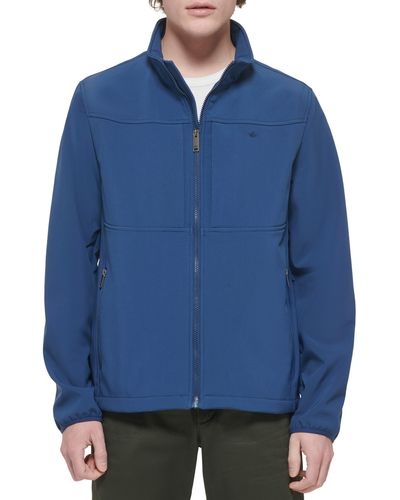 Dockers Water Resistant Soft Shell Jacket - Blue