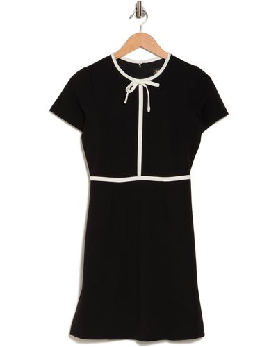 Alexia Admor Eira Short Sleeve A-line Dress - Black
