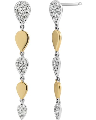 Bony Levy Aviva Diamond Drop Earrings - White