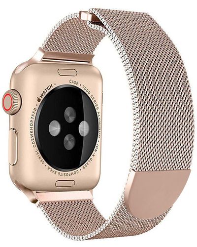 The Posh Tech Stainless Steel Band For Apple Watch Series 1 - Pink