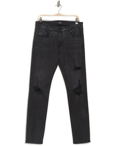 7 For All Mankind Paxtyn Clean Pocket Jeans In Coatdshdw At Nordstrom Rack - Multicolor