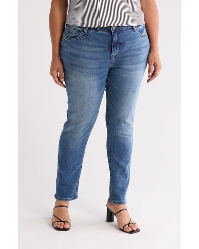 Kut From The Kloth Katy High Waist Relaxed Straight Leg Jeans - Blue