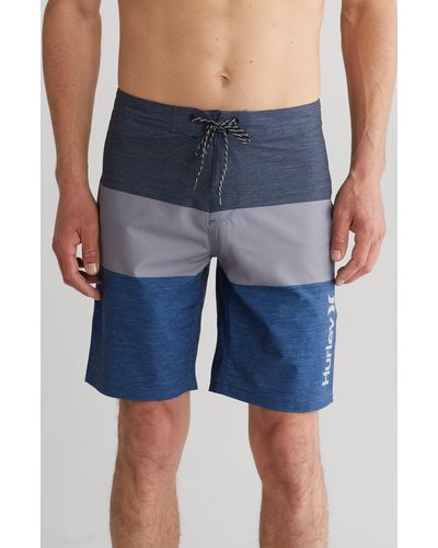 Hurley Colorblock Board Shorts - Blue