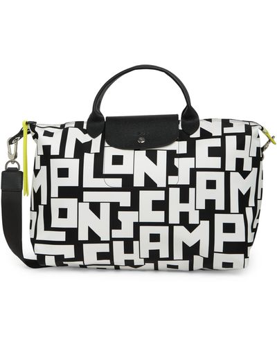 Longchamp Le Pliage Neo Logo Travel Bag - Multicolor