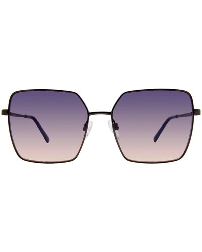 Kurt Geiger 58mm Square Sunglasses - Purple