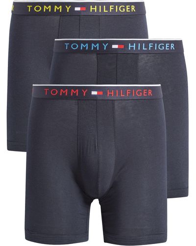 Tommy Hilfiger 3-pack Assorted Stretch Boxer Briefs - Blue